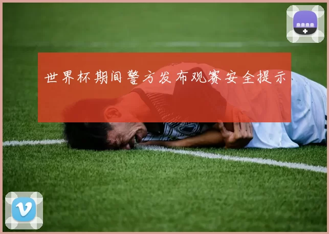 世界杯期间警方发布观赛安全提示